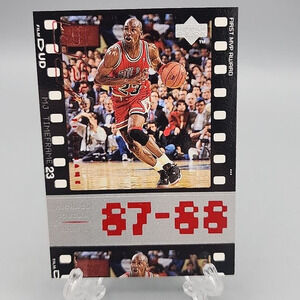Michael Jordan 1998 Upper Deck Timeframe23 87-88 FIRST MVP AWARD Card #18